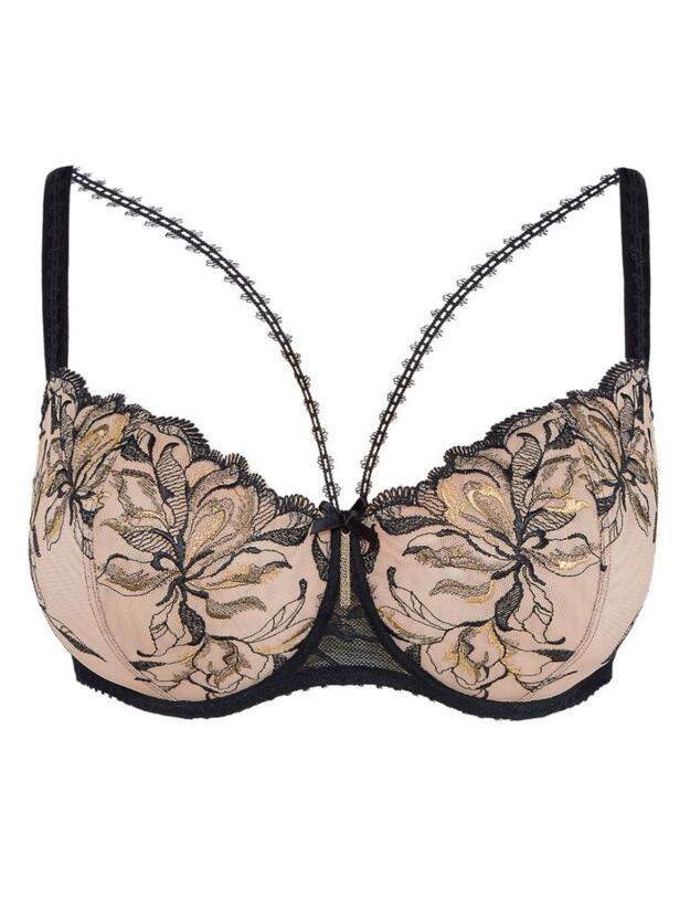 QF14-02 Aubade Encre De Chine Comfort Half Cup Bra - QF14-02 Ombre