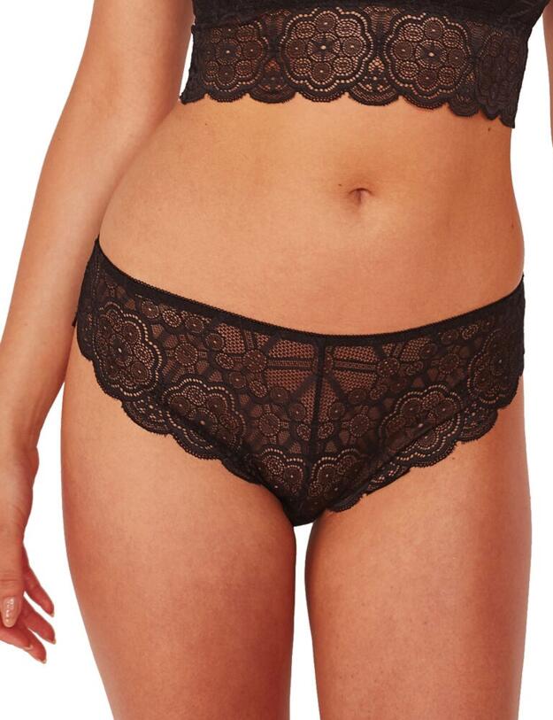 WWL753 Playful Promises Wolf & Whistle Ariana Lace Brief - WWL753 Black