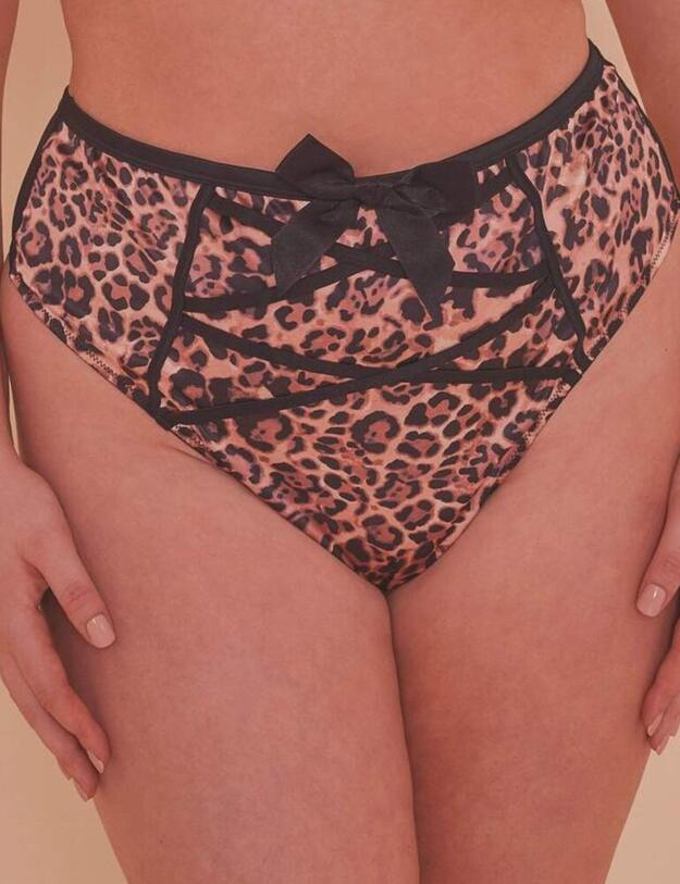 PPFHCC020 Playful Promises Felicity Hayward Orchard High Waist Thong Knicker  - PPFH020/PPFHCC020 Leopard