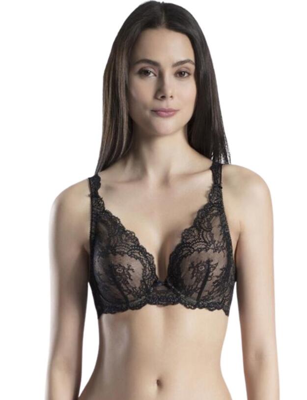 Aubade Danse Des Sens Plunge Triangle Bra Black