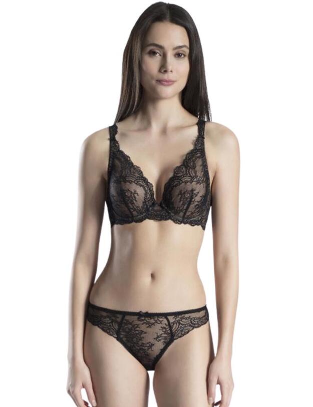 Aubade Danse Des Sens Plunge Triangle Bra Black