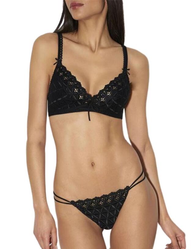 5010-4 Aubade Bahia Triangle Bra - 5010-4 Black
