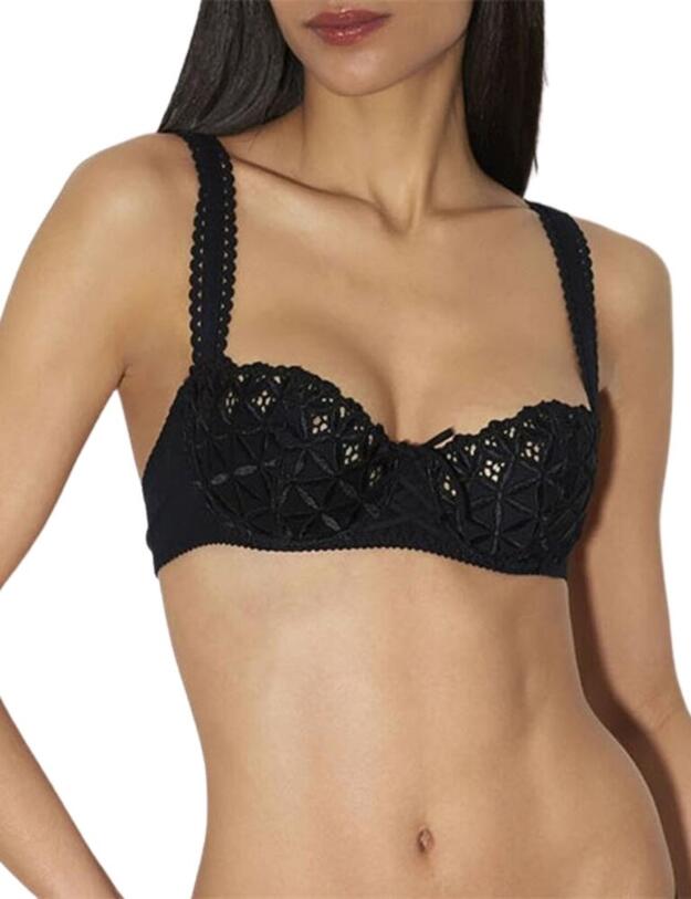 5014 Aubade Bahia Half Cup Bra - 5014 Black