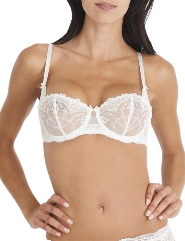 HC14 Aubade Belle D'ispahan Half Cup Bra - HC14 Perle