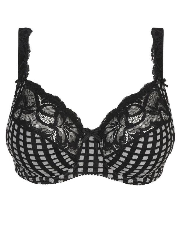 0162120/21 Prima Donna Madison Underwired Full Cup Bra - 0162120/21 Crystal Black