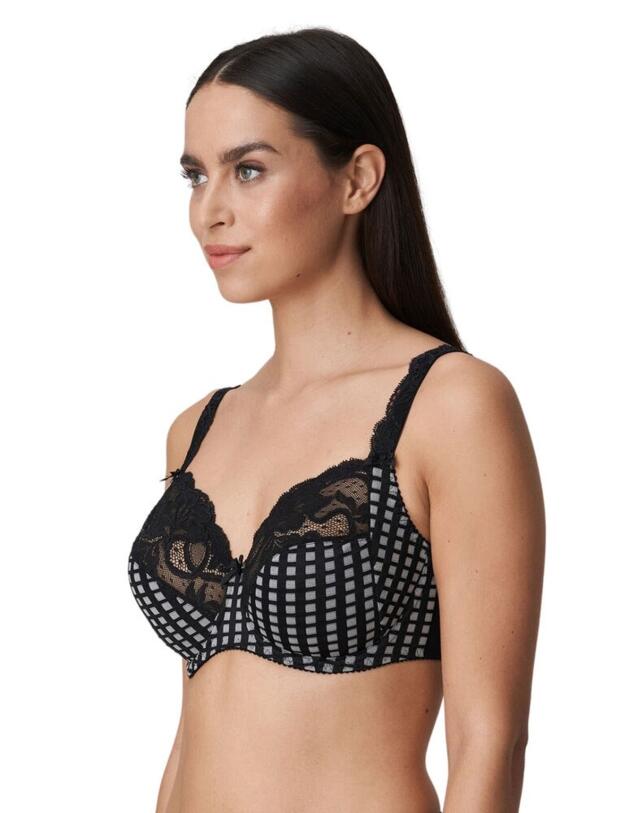 0162120/21 Prima Donna Madison Underwired Full Cup Bra - 0162120/21 Crystal Black