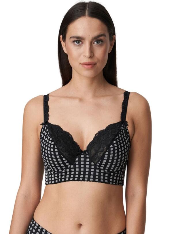 0262126 Prima Donna Madison Deep Plunge Balcony Bra - 0262126 Crystal Black