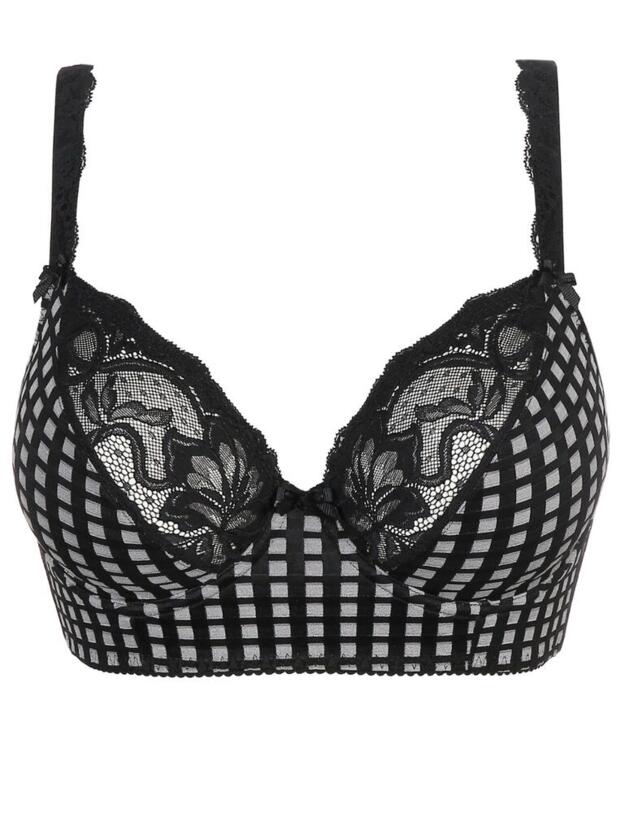 0262126 Prima Donna Madison Deep Plunge Balcony Bra - 0262126 Crystal Black