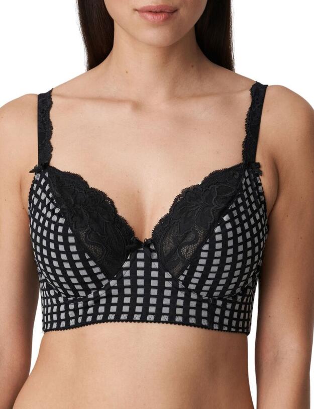 0262126 Prima Donna Madison Deep Plunge Balcony Bra - 0262126 Crystal Black