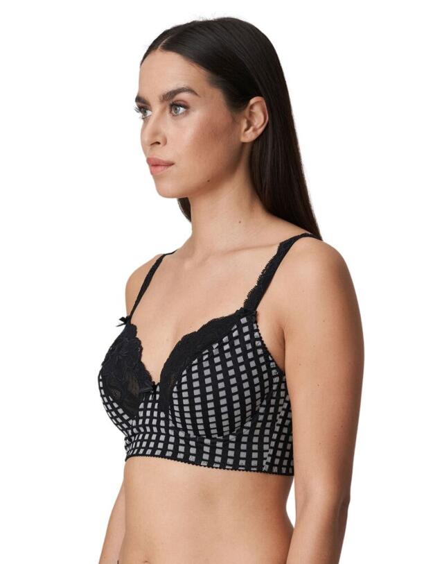 0262126 Prima Donna Madison Deep Plunge Balcony Bra - 0262126 Crystal Black