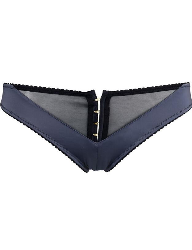 51003 Contradiction by Pour Moi Hook Up Brief - 51003 Platinum/Black