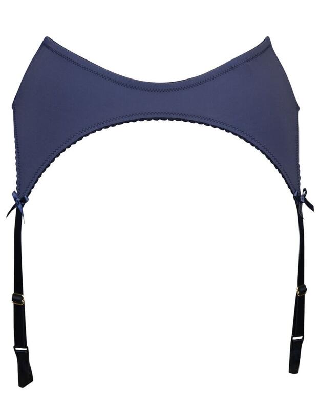 51007 Contradiction by Pour Moi Hook Up Suspender Belt - 51007 Platinum/Black