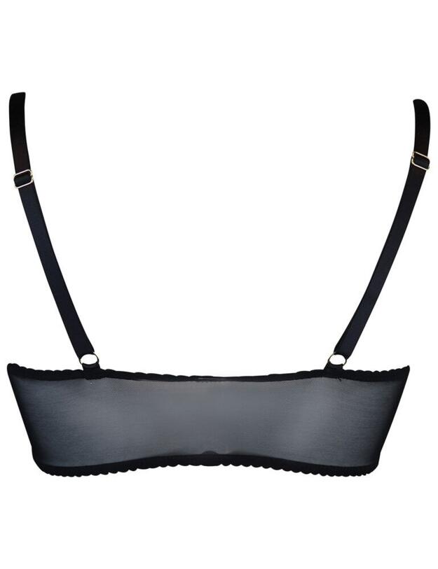 51000 Contradiction by Pour Moi Hook Up Bra - 51000 Platinum/Black