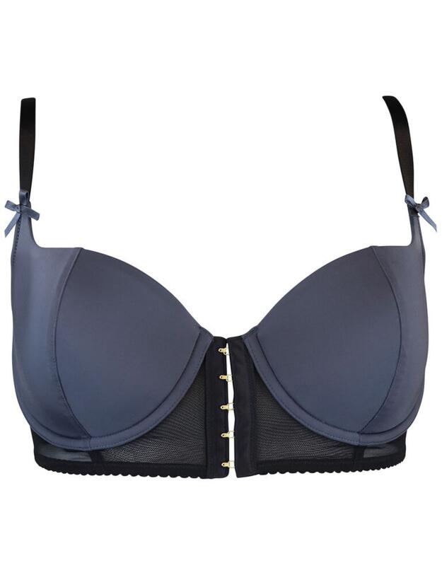 51000 Contradiction by Pour Moi Hook Up Bra - 51000 Platinum/Black