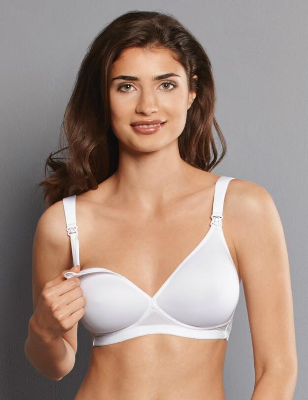 5070 Anita Maternity Miss Anita Wireless Spacer Nursing Bra - 5070 White
