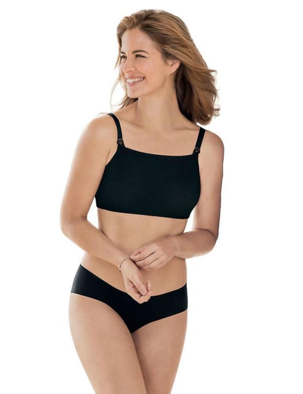 0601 Anita Basic Crop Top Bra - 0601 Black