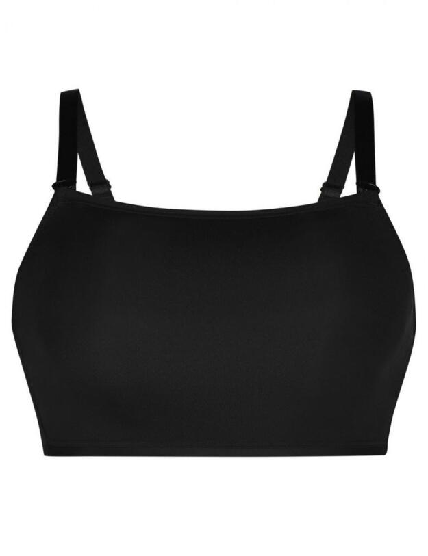 0601 Anita Basic Crop Top Bra - 0601 Black