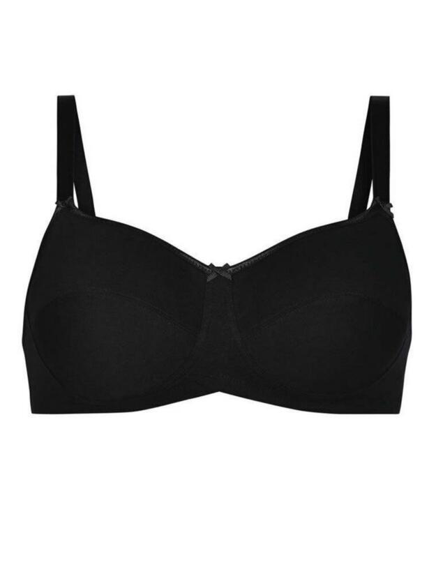 5301X Anita Care Allie Cotton Post Mastectomy Bra - 5301X Black