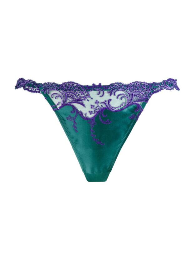 ACC0580 Lise Charmel Splendeur Soie Sexy Thong - ACC0580 Splendeur Turquoise