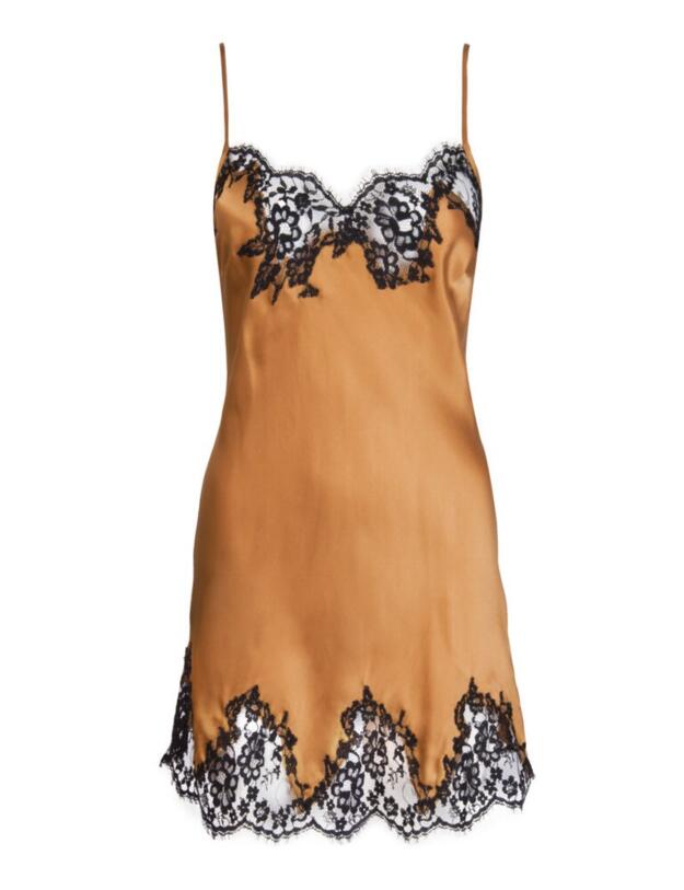 ALC1780 Lise Charmel Splendeur Soie Babydoll - ALC1780 Splendeur Ambre