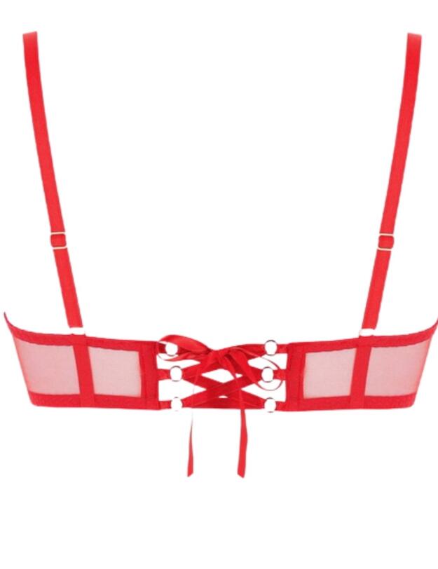 CCG5723 Antinea by Lise Charmel Tendre Capture Front Closure Bra - CCG5723 Rouge Capture