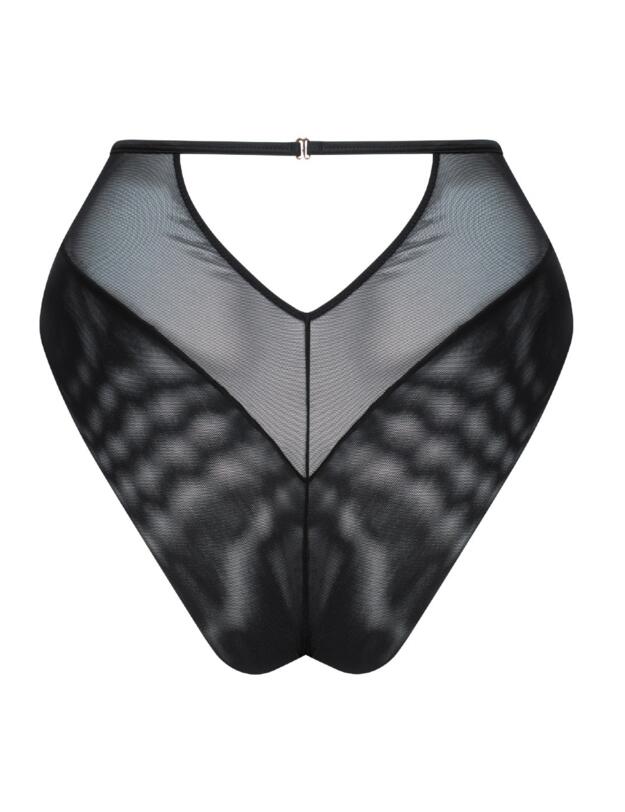ST012208 Scantilly Fallen Angel High Waist Brief - ST012208 Black