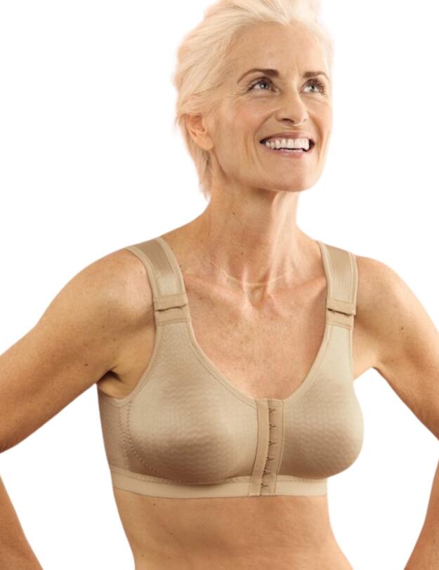 1100 Anita Care London Lymph Relief Bandage Front Closure Bra - 1100 Sand