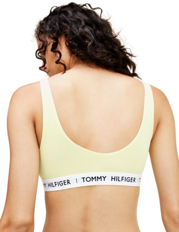 UW0UW02225 Tommy Hilfiger Tommy 85 CTN Organic Cotton Bralette - UW0UW02225 Elfin Yellow