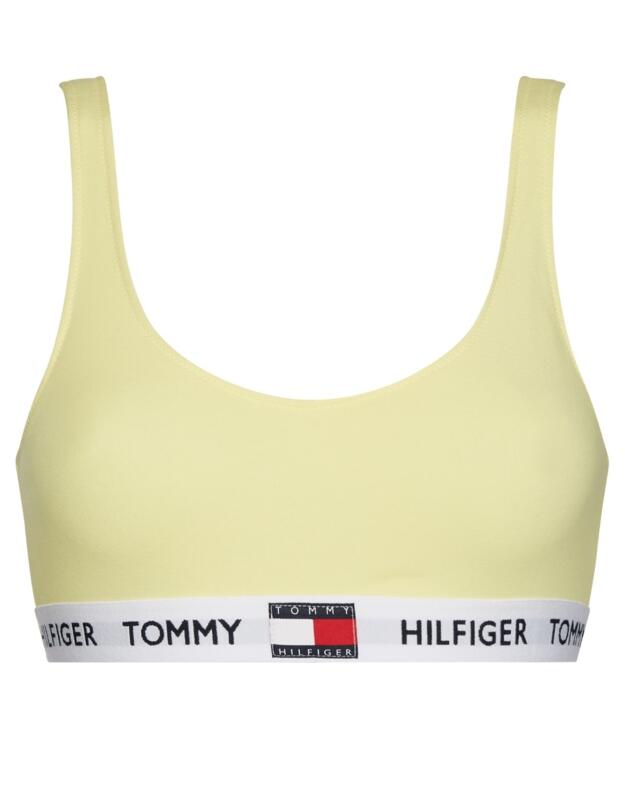 UW0UW02225 Tommy Hilfiger Tommy 85 CTN Organic Cotton Bralette - UW0UW02225 Elfin Yellow