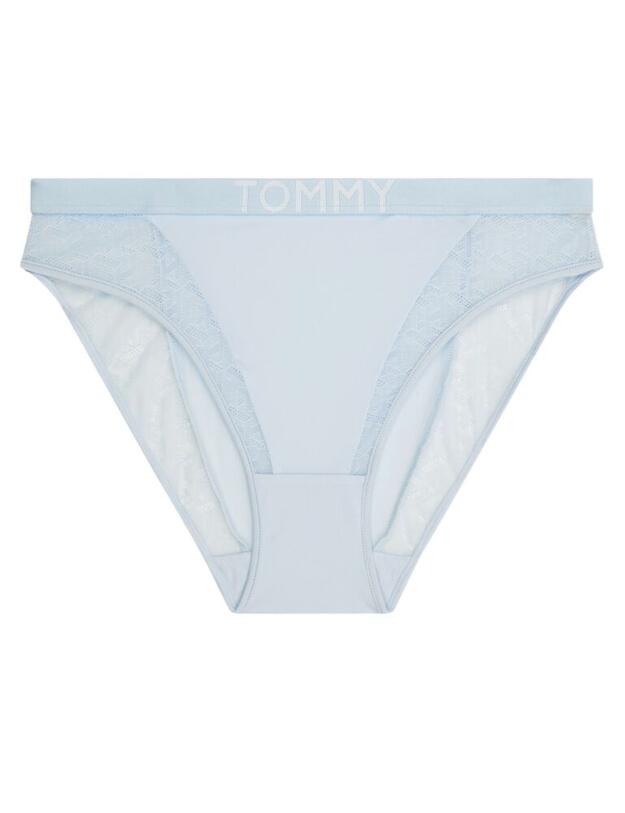 UW0UW02212 Tommy Hilfiger Nylon Lace Panel Briefs - UW0UW02212 Cashmere Blue