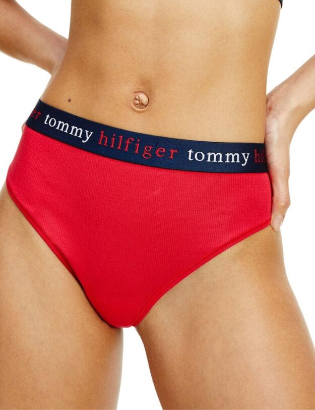 UW0UW02207 Tommy Hilfiger Brazilian Brief - UW0UW02207 Tango Red