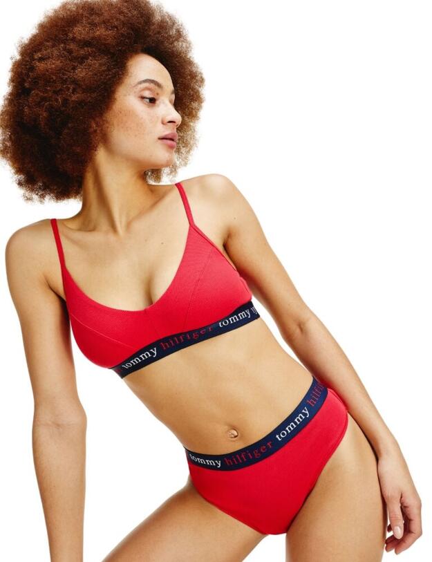 UW0UW02207 Tommy Hilfiger Brazilian Brief - UW0UW02207 Tango Red