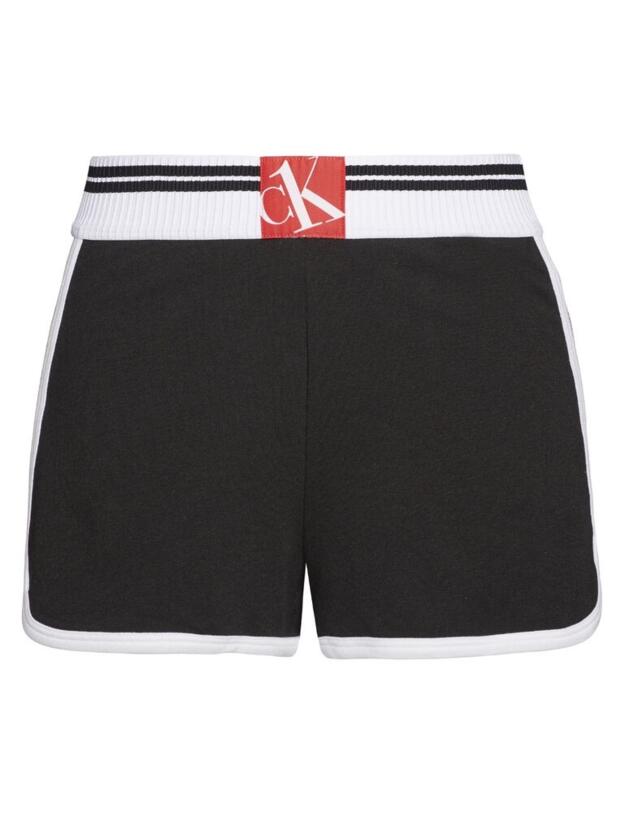 000QS6425E Calvin Klein CK One Sock Lounge Sleep Short - QS6425E Black 
