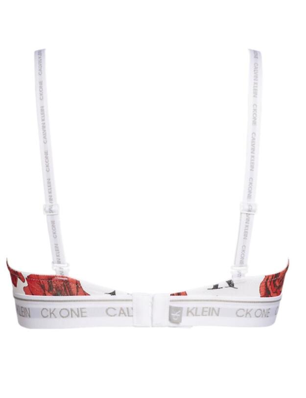 QF5732E Calvin Klein CK One Cotton T-Shirt Bra - QF5732E Charming Roses/America Dreams
