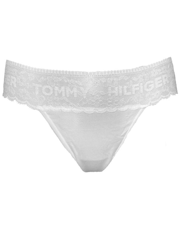 UW0UW02036 Tommy Hilfiger 3 Pack Thong - UW0UW02036 Emerald/Magenta/White