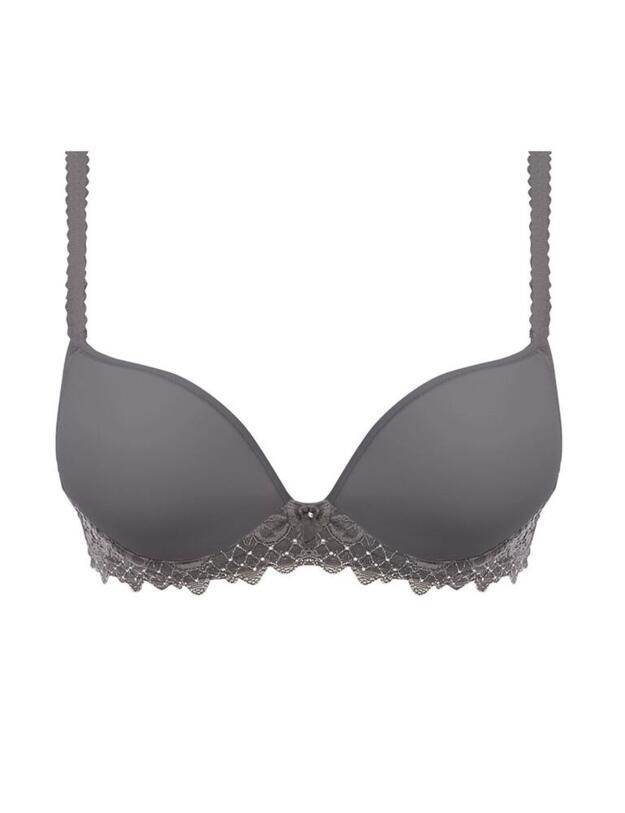 136004 Wacoal Lace Essentiel Contour Bra - 136004 Soft Grey 