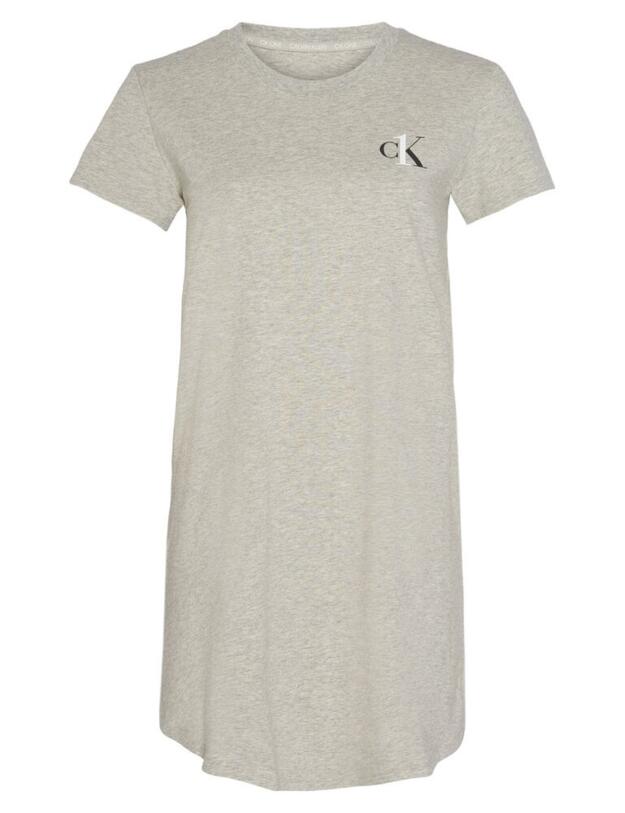 000QS6494E Calvin Klein CK One Lounge Jersey Nightshirt - QS6494E Grey Heather