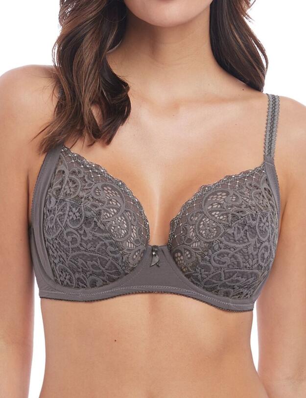 136001 Wacoal Lace Essentiel Fuller Figure Bra - 136001 Soft Grey
