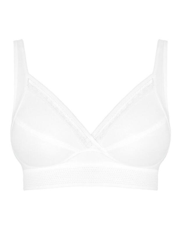 P06TO Playtex Feel Good Support Cotton Soft Cup Bra - P06TO White