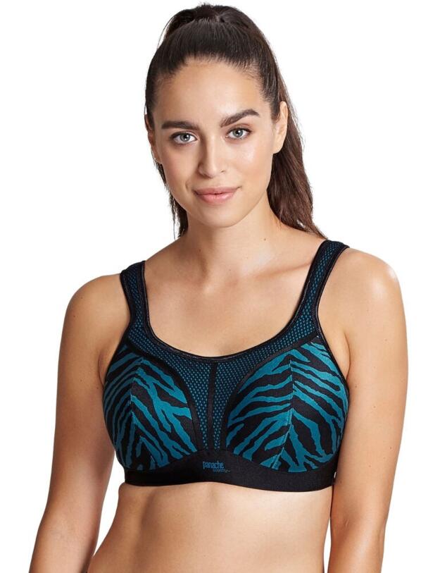7341A Panache Sports Non Wired Sports Bra - 7341A Zebra Print