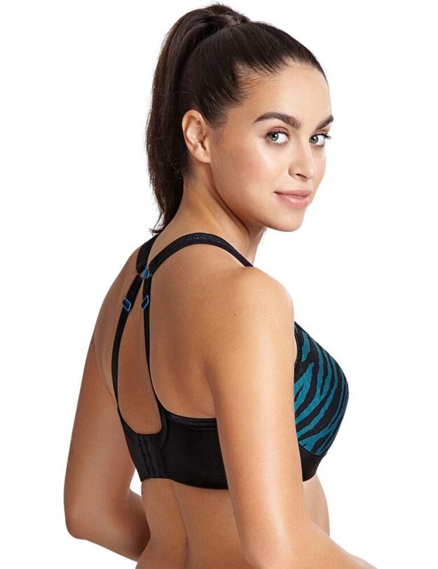 7341A Panache Sports Non Wired Sports Bra - 7341A Zebra Print