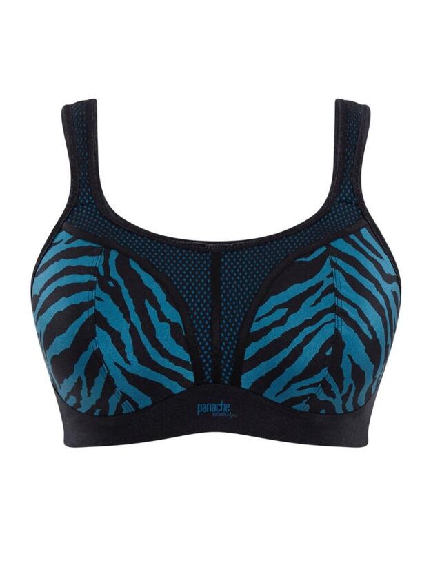 7341A Panache Sports Non Wired Sports Bra - 7341A Zebra Print