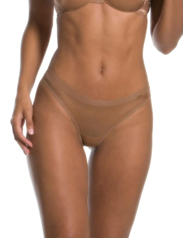 Gossard Glossies Thong Bronze
