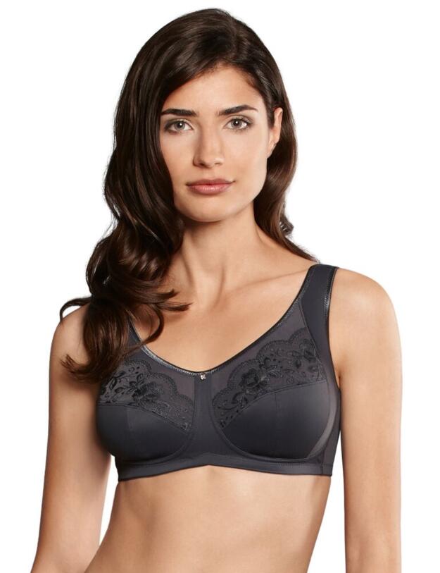 5764X Anita Care Amica Post Mastectomy Bilateral Bra - 5764X Anthracite