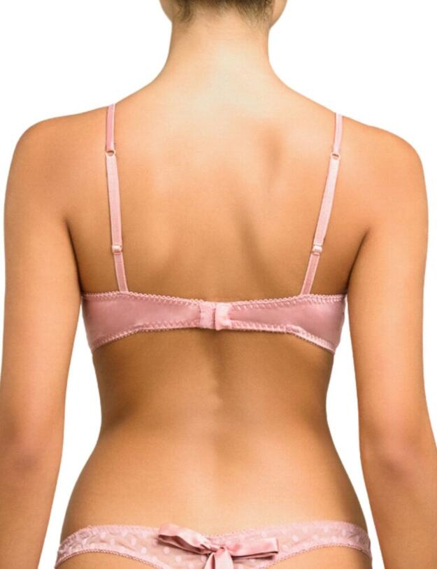 Coco de Mer Muse Roxanne Plunge Bra Pink