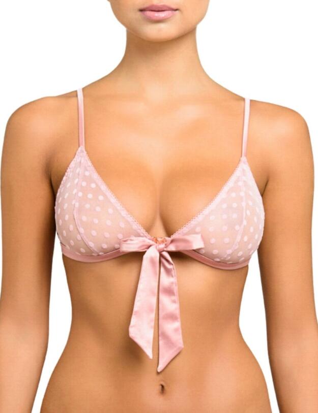 Coco de Mer Muse Roxanne Triangle Bra Pink
