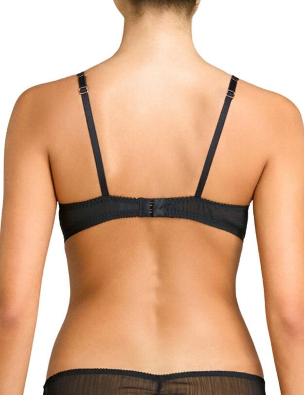 Coco de Mer Muse Penelope Balcony Bra Black