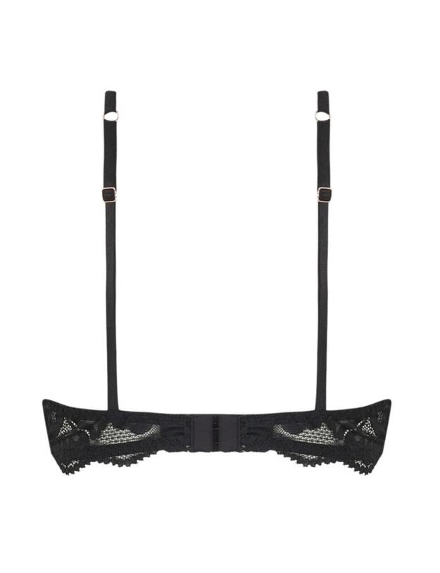 SNA-005-01 Coco de Mer Muse Serena Plunge Bra - SNA-005-01 Black