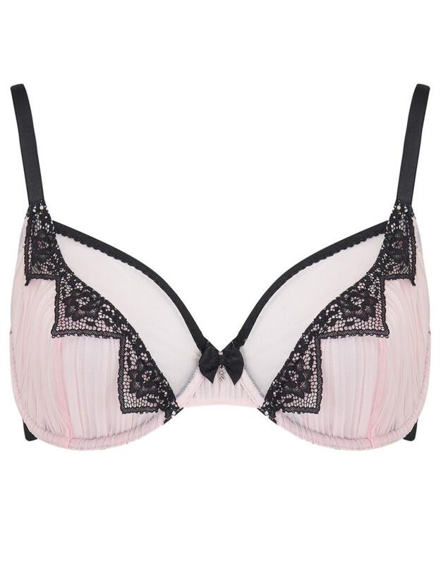 16202 Contradiction by Pour Moi Voila Underwired Bra - 16202 Pink/Black
