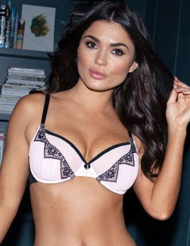 16202 Contradiction by Pour Moi Voila Underwired Bra - 16202 Pink/Black